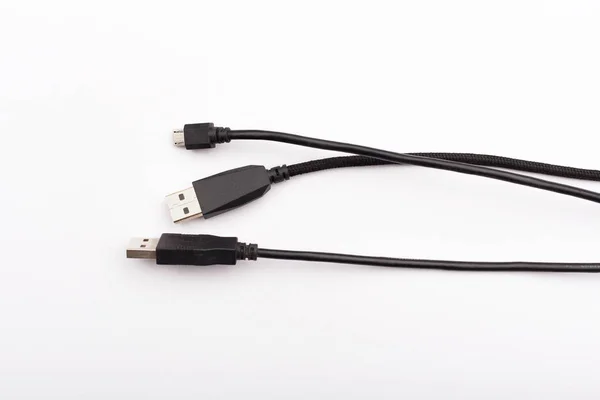 USB cable isolated on white background — Stock Photo, Image