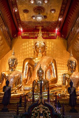 Wat Sri Suphan 'daki gümüş Buda, Wat srisuphan' daki gümüş manastır, Chiang Mai 'deki tapınak, Tayland