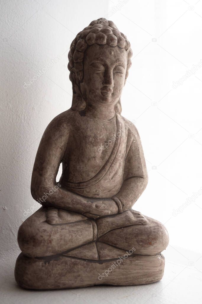 buddha figure in living room