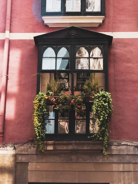 charmy house balcony facade in the city