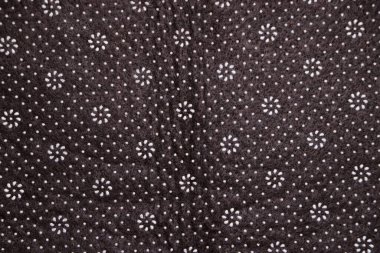 yuvarlak çiçek deseni noktalı arkaplan, kahverengi renk