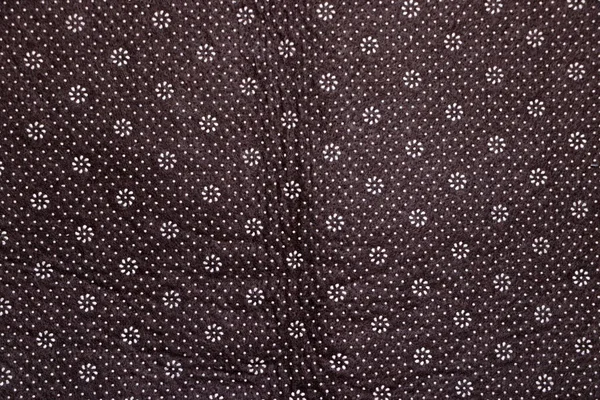 Flower Pattern Dots Background Brown Color — Stock Photo, Image