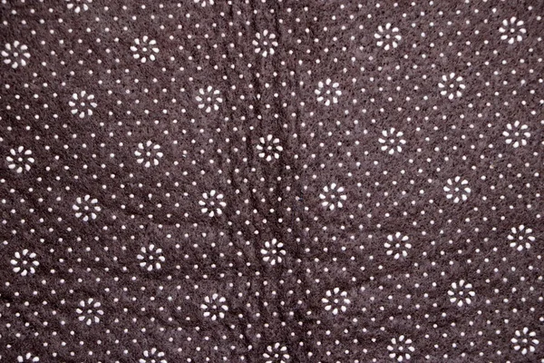 Flower Pattern Dots Background Brown Color — Stock Photo, Image