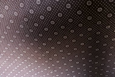 yuvarlak çiçek deseni noktalı arkaplan, kahverengi renk