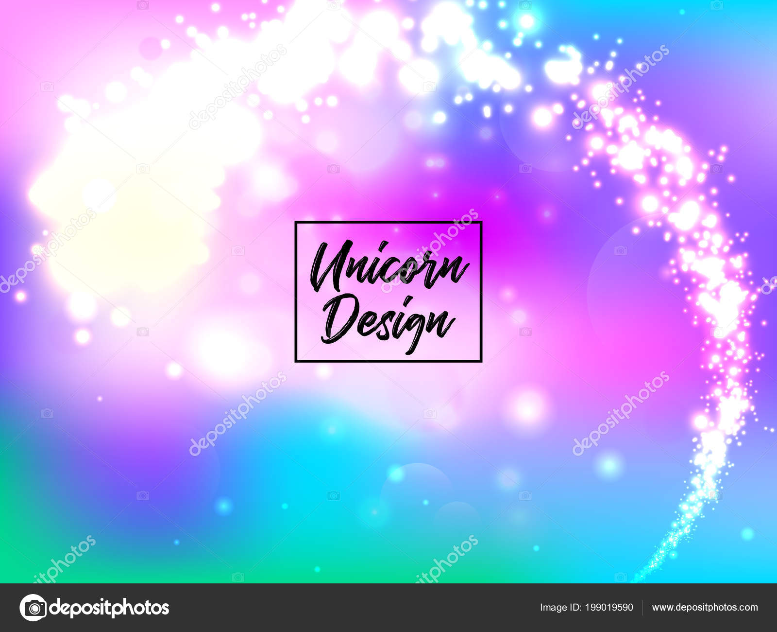 Colorful Abstract Background Cute Galaxy Fantasy Bright Candy