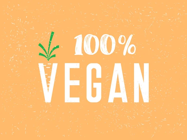 Vegan Přátelský Symbol Pro Štítek Logo Odznak Nálepka Nebo Ikonu — Stockový vektor