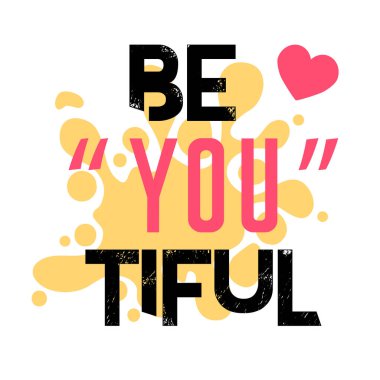 Güzel. Sloganı vektörel çizim. Yazdır t-shirt, tebrik kartları, Sevgililer günü, düğün, posterler, baskılar, t gömlek, giyim, çanta, yastıklar, ev dekorasyonu için tasarım. Vektör çizim