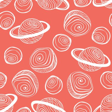 Yaşam mercan soyut Dikişsiz desen vektör çizim