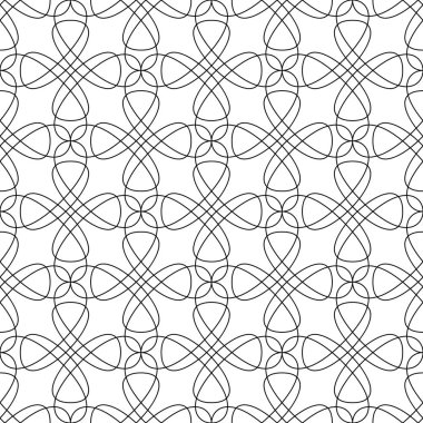 Dikişsiz siyah beyaz en az geometrik desen vektör arka plan. Duvar kağıtları, desen dolgularını, web sayfası arka planlar, yüzey dokuları, tekstil için mükemmel