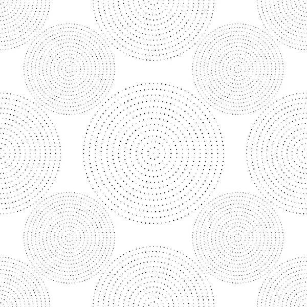 Бесшовный Черно Белый Минимальный Геометрический Векторный Фон Перфект Обоев Шаблонных — стоковый вектор