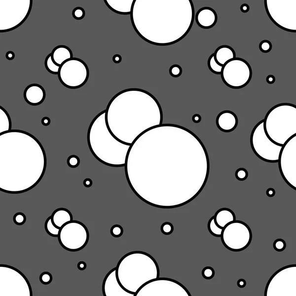 Nahtlose Schwarz Weiße Minimale Geometrische Muster Vektorhintergrund Perfekt Für Tapeten — Stockvektor