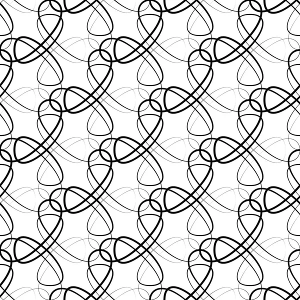 无缝黑白相间的最小几何图案矢量背景 完美的壁纸 图案填充 网页背景 表面纹理 纺织品 — 图库矢量图片