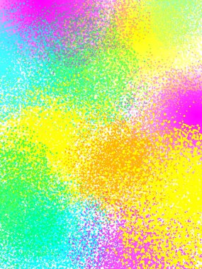 Renk Festivali vektör tasarım öğesi ile gerçekçi hacimsel renkli Holi toz boya bulutlar. Mutlu bayram, Hint tatil ve Festivali afiş, banner, renkli vektör çizim