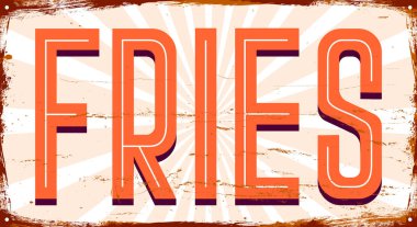 Kızartma. Klasik metal işareti. Grunge tarzı