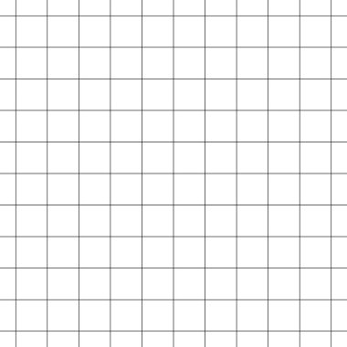 Soyut tek renkli siyah beyaz ızgara çizgili dikişsiz geometrik desen arkaplanı. Vektör illüstrasyonu 