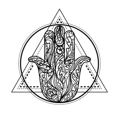 Kutsal geometri, uyum, mistik, yoga, denge, dövme. Psikedelik tasarım. Ayurveda. İmza, logo, sembol, dövme tasarımı. 60 'ların hippi sanatı. Güzel vintage desen