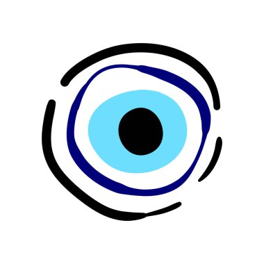 Hünerli el Türk nazarı çizdi. Mandala Yunan nazarı. Türkiye, Greese ve Kıbrıs 'ta koruma sembolü. Mavi Türk Fatma Gözü. Kem gözlerden tılsım. Nazar. Sihirli öge, öznitelik