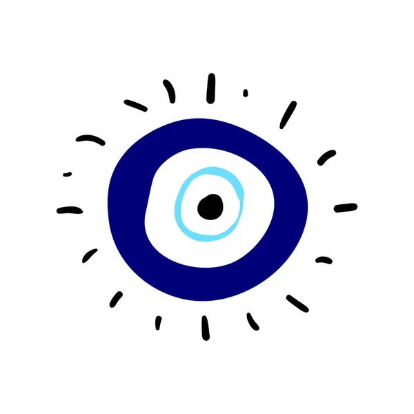 mandala grec mauvais œil symbole de protection, bleu turc 16068505