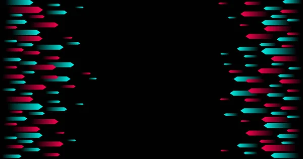 概要グリッチTiktok背景 ベクトルイラスト 抽象的な背景 未来的な青赤グラデーションベクトル黒背景コントラストカラーボーダーデジタルダイナミックエレガントです ティック トックティック トック — ストックベクタ