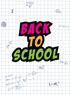 Okul illüstrasyonuna dönelim. Tasarımın için mükemmel. Okul geçmişi. Okul vektör pankartına dönelim. Eğitim