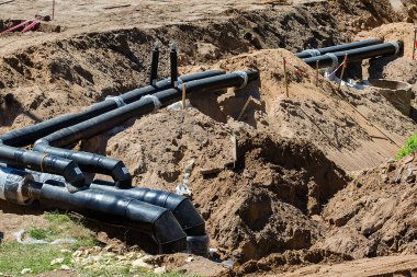 Dağıtım birimi ısıtma ağının kurulum süreci