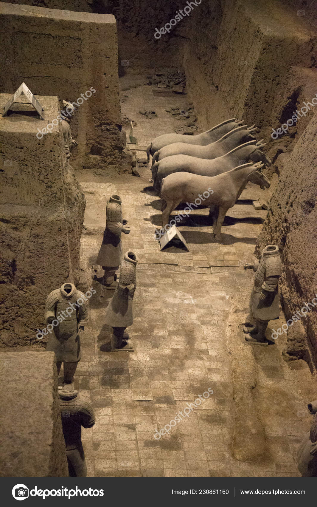 Lintong Tumba Qin Shi Huang Terracota China Provincia Shaanxi — Foto