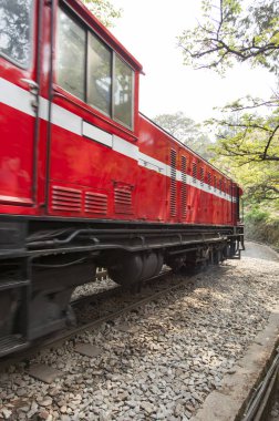 Eski kafalı tren alişan, Chiayi, Tayvan