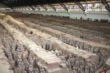 LinTong, Qin Shi Huang's Tomb, Terracotta, in  China , Shaanxi Province clipart