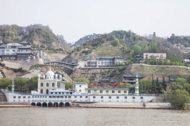 Asya, Çin, Gansu Eyaleti, Lanzhou, su çarkı Park,