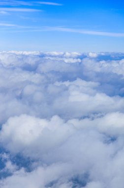 bulutlu mavi gökyüzü arkaplanı 