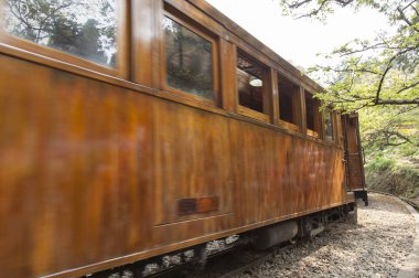 Eski kafalı tren alişan, Chiayi, Tayvan