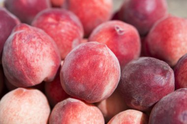  Pekin'de şeftali, Çin, Asya,