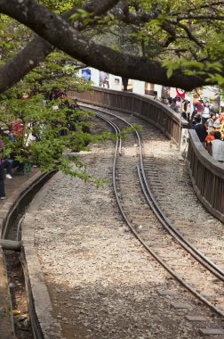 Tren yolu alişan, Chiayi, Tayvan