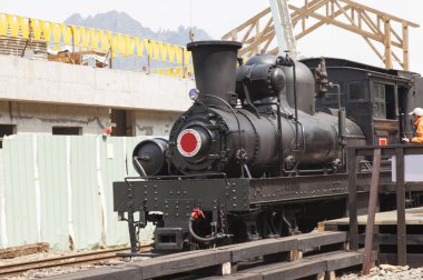 Eski kafalı tren alişan, Chiayi, Tayvan