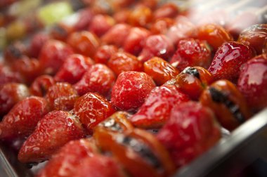 Domates Sticks On, Arka Planda Tatlı, yakın