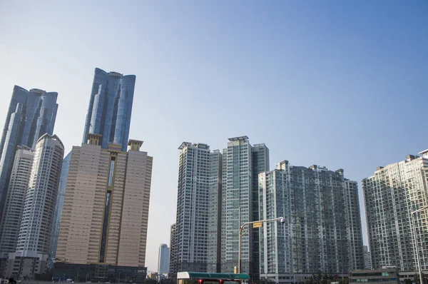 Moderne Gebouwen Busan Zuid Korea — Stockfoto