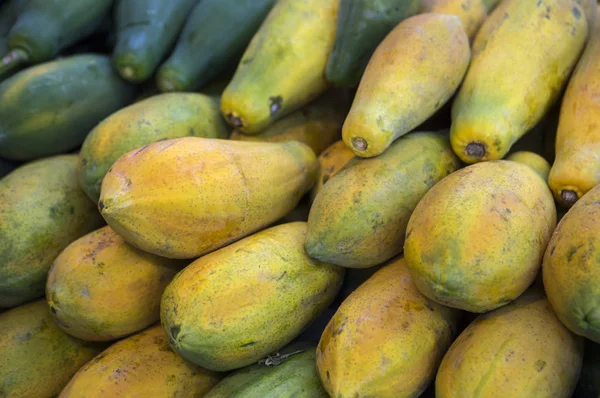 Świeże Owoce Papaya Tle — Zdjęcie stockowe
