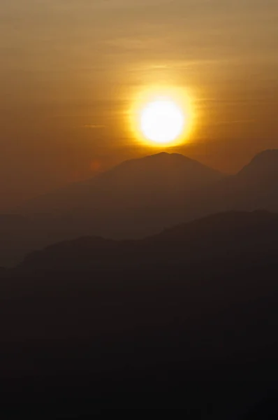 Алишан Живописный Район Алишань Чиайи Тайвань Азия Восход Солнца — стоковое фото