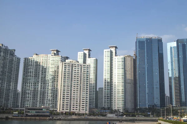 Gebouwen Stad Busan Zuid Korea — Stockfoto