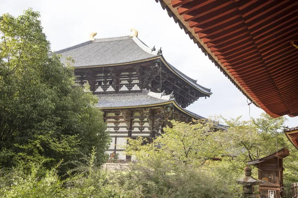 Daibutsuden Todaiji Temple Prefectura Nara Japón Asia — Foto de Stock