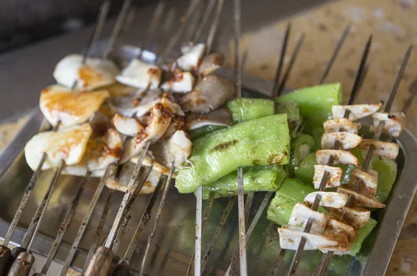 Kebab Pekin Azja Tło — Zdjęcie stockowe