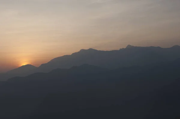 Алишан Алишан Прекрасный Вид Восход Солнца — стоковое фото