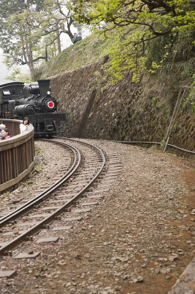 Eski kafalı tren alişan, Chiayi, Tayvan
