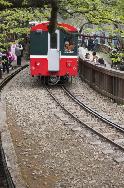 Spoorweg Track Taipei Taiwan Azië — Stockfoto