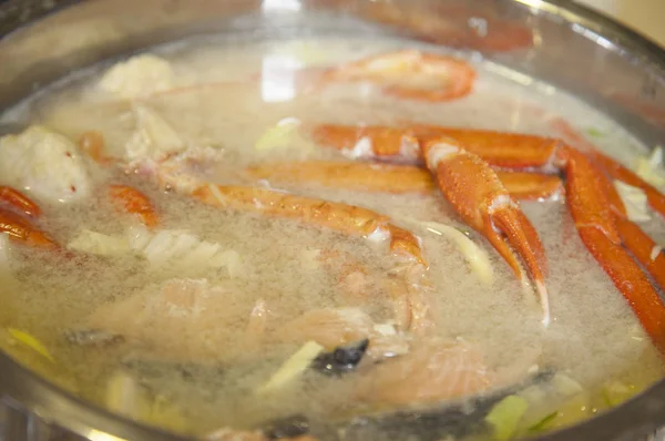 Hot Pot Crab Legs Japan Asien — Stockfoto