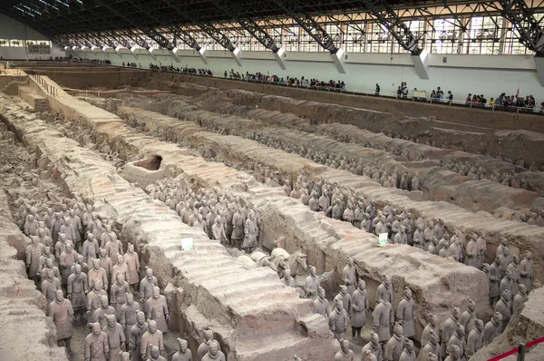 Lintong Qin Shi Huang Tomb Terracotta China Shaanxi Province Stock Photo