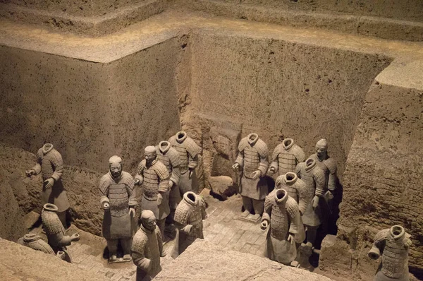LinTong, Qin Shi Huang's Tomb, Terracotta, in China , Shaanxi Province — Stock Image Lintong Qin Shi Huang Tomb Terracotta China Shaanxi Province Royalty Free Stock Images