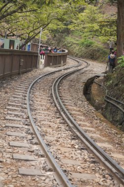Tren yolu alişan, Chiayi, Tayvan