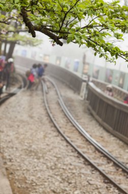 Tren yolu alişan, Chiayi, Tayvan