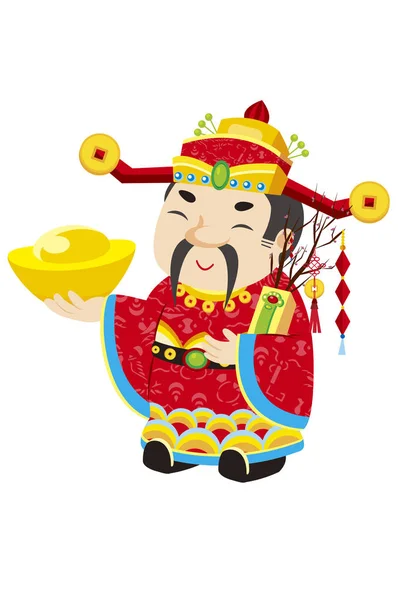 Китайский Бог Денег — стоковое фото